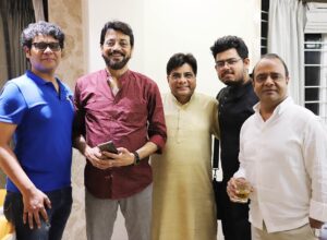 With actor Chiranjeet & producer Pawan Kanodia at trailer launch of a film (2019)