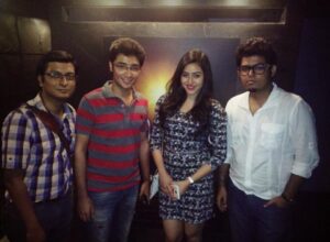 Fakebook music launch with Gaurav & Ridhima